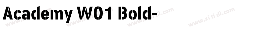 Academy W01 Bold字体转换 Academy W01 Bold字体转换